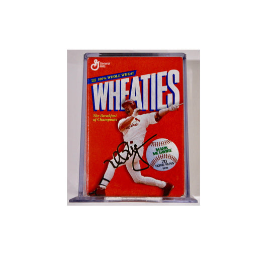 Wheaties75: Mark McWire 24K Gold Signature